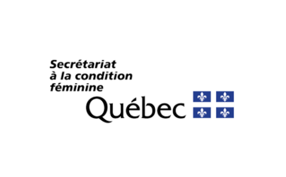 Logo Secrétariat à la condition féminine.